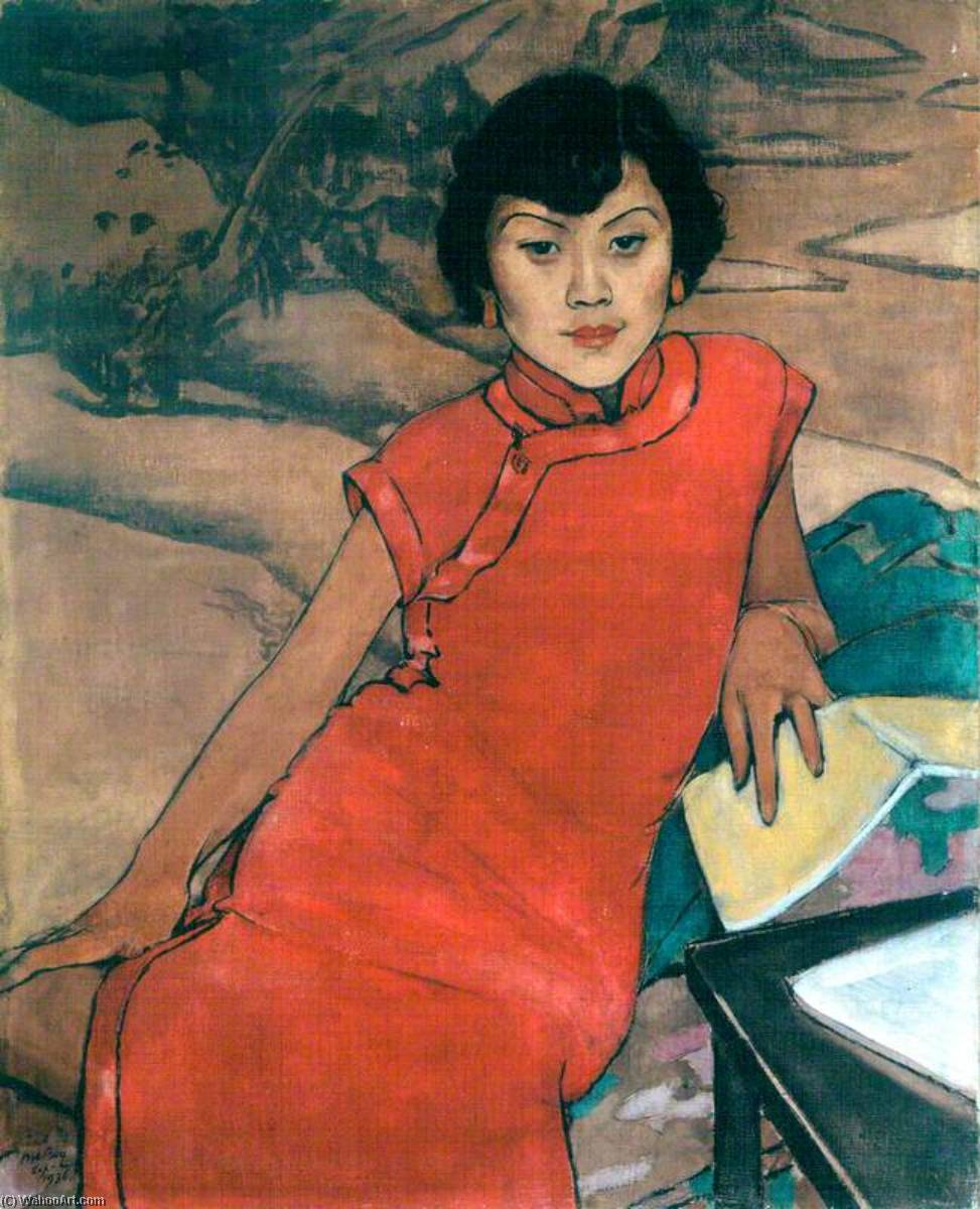 Wikioo.org - The Encyclopedia of Fine Arts - Painting, Artwork by James Mcbey - Chinese Woman