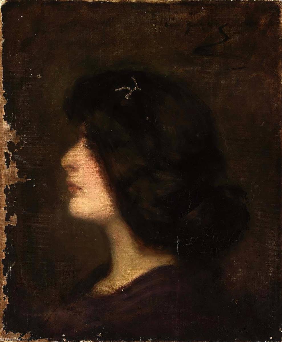 Wikioo.org - The Encyclopedia of Fine Arts - Painting, Artwork by Alice Pike Barney - Laura at Fifteen