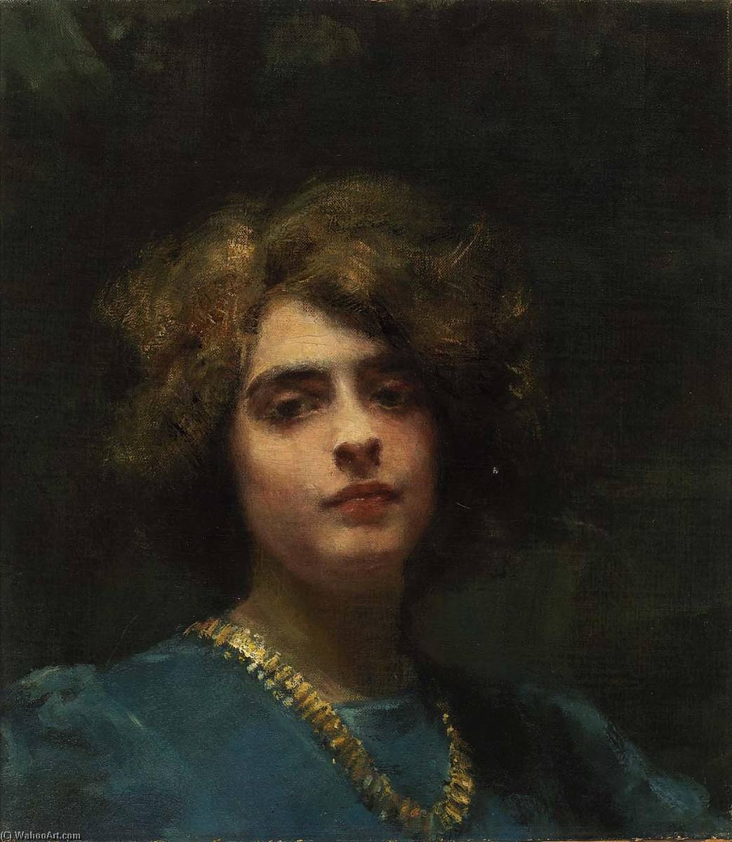 Wikioo.org - The Encyclopedia of Fine Arts - Painting, Artwork by Alice Pike Barney - The Necklace