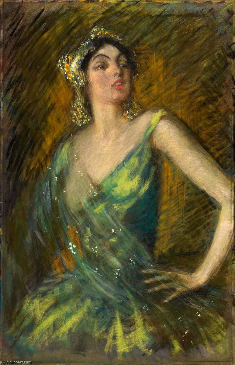 Wikioo.org - The Encyclopedia of Fine Arts - Painting, Artwork by Alice Pike Barney - Ruth St. Denis
