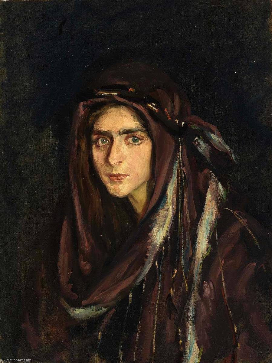 Wikioo.org - The Encyclopedia of Fine Arts - Painting, Artwork by Alice Pike Barney - Laura in Arabian Costume