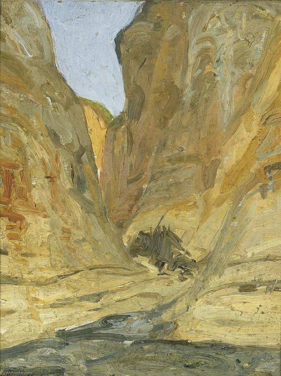 Wikioo.org - The Encyclopedia of Fine Arts - Painting, Artwork by Henry Ossawa Tanner - The Canyon