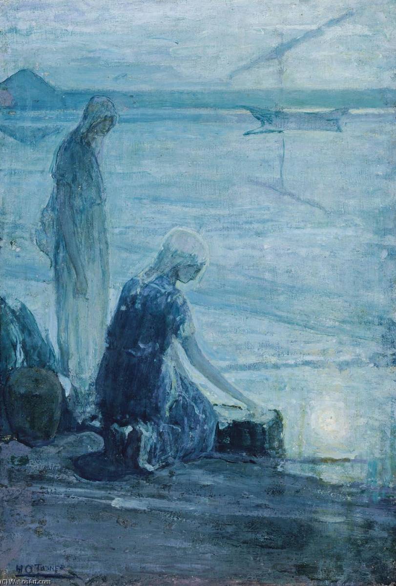 Wikioo.org - The Encyclopedia of Fine Arts - Painting, Artwork by Henry Ossawa Tanner - Moses in the Bullrushes