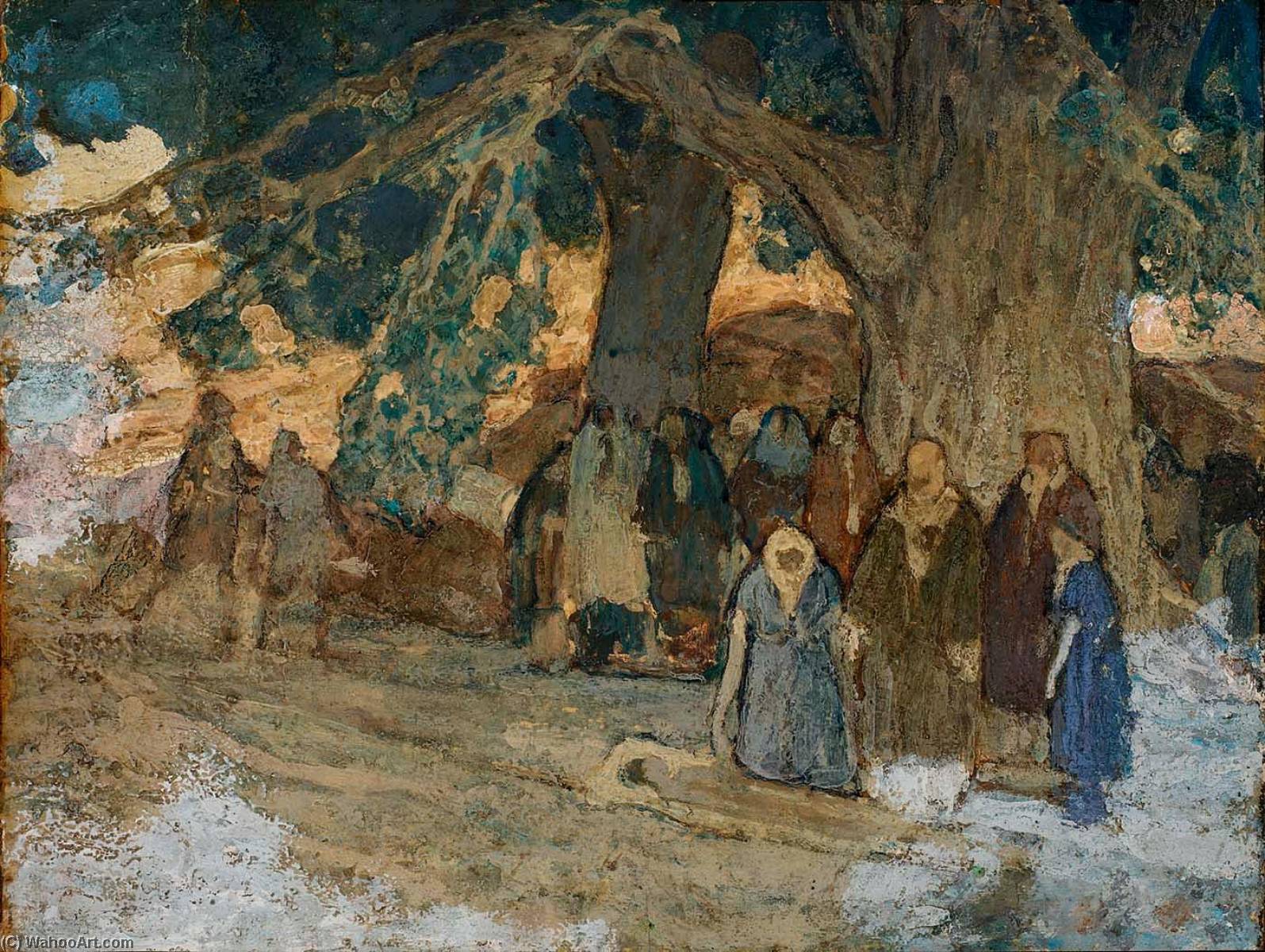 Wikioo.org - The Encyclopedia of Fine Arts - Painting, Artwork by Henry Ossawa Tanner - He Healed the Sick