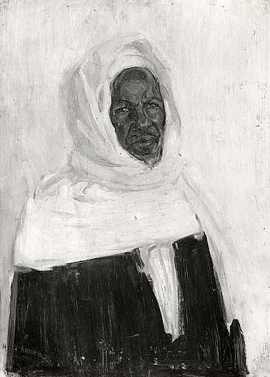 Wikioo.org - The Encyclopedia of Fine Arts - Painting, Artwork by Henry Ossawa Tanner - Study of an Arab, (painting)
