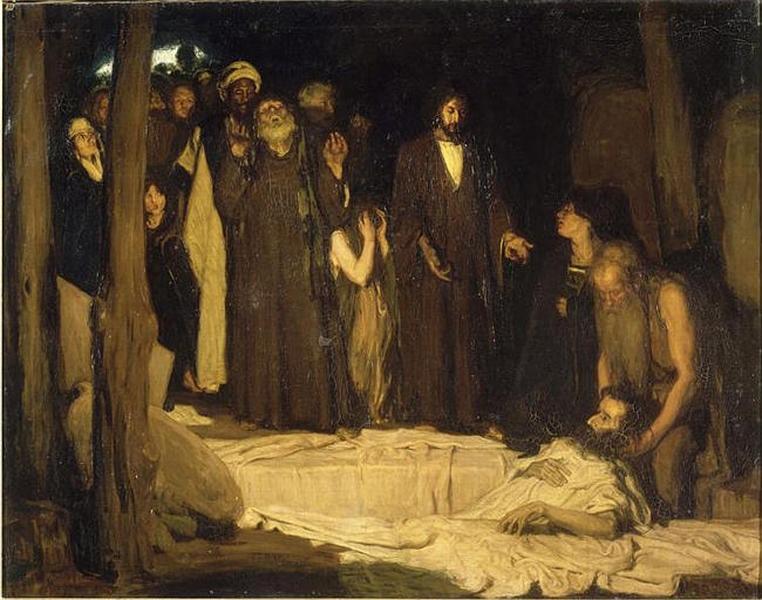 Wikioo.org - The Encyclopedia of Fine Arts - Painting, Artwork by Henry Ossawa Tanner - LA RESURRECTION DE LAZARE
