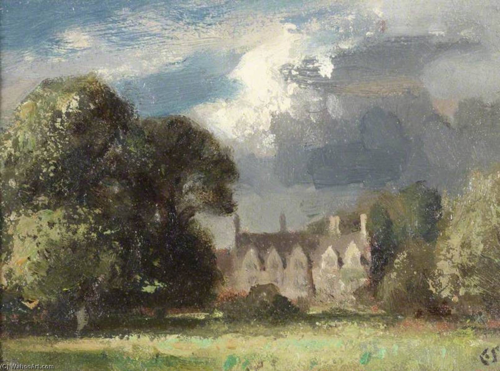 Wikioo.org - The Encyclopedia of Fine Arts - Painting, Artwork by Edward Brian Seago - Anglesey Abbey, Spring 1949