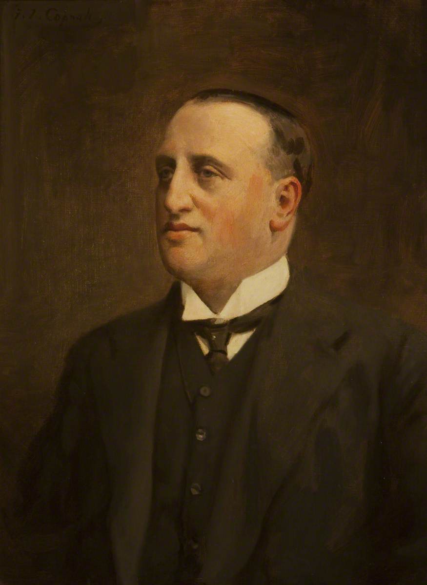 Wikioo.org - The Encyclopedia of Fine Arts - Painting, Artwork by Frank Thomas Copnall - Alfred Nuttall, Mayor of Blackburn (1915–1917)