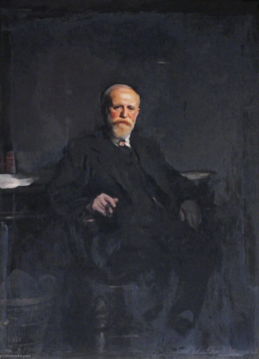 Wikioo.org - The Encyclopedia of Fine Arts - Painting, Artwork by Frank Thomas Copnall - Sir William Hodgson (1854–1940), Chairman of Cheshire County Council (1922–1935)