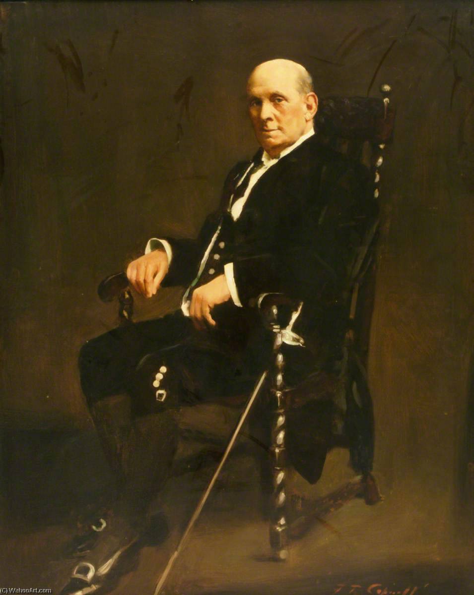 Wikioo.org - The Encyclopedia of Fine Arts - Painting, Artwork by Frank Thomas Copnall - Sir Russell Bencraft, JP