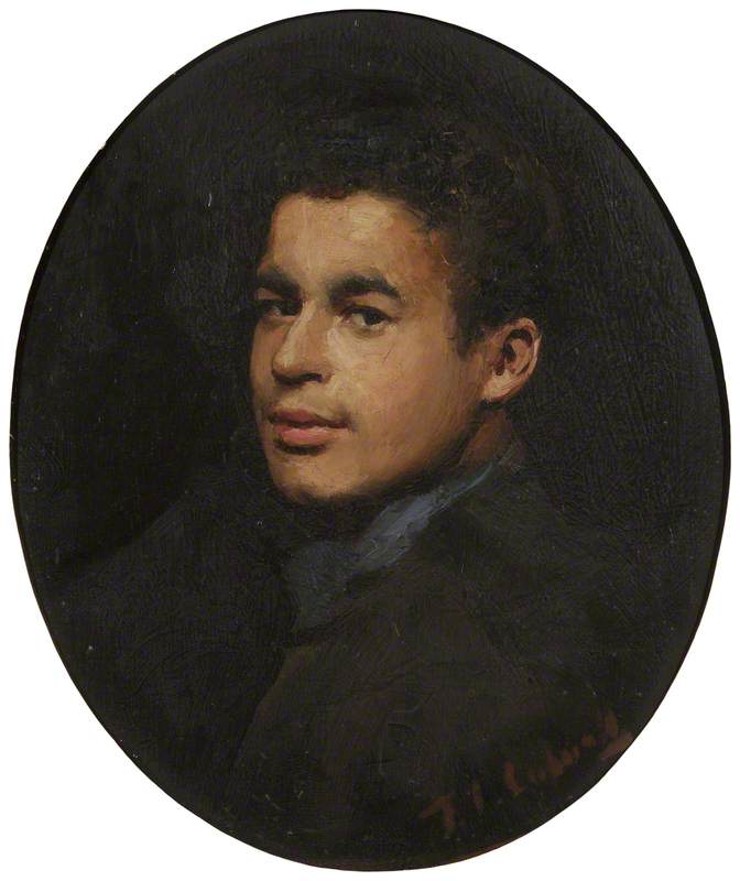 Wikioo.org - The Encyclopedia of Fine Arts - Painting, Artwork by Frank Thomas Copnall - Portrait of an Unknown Young Man (recto)