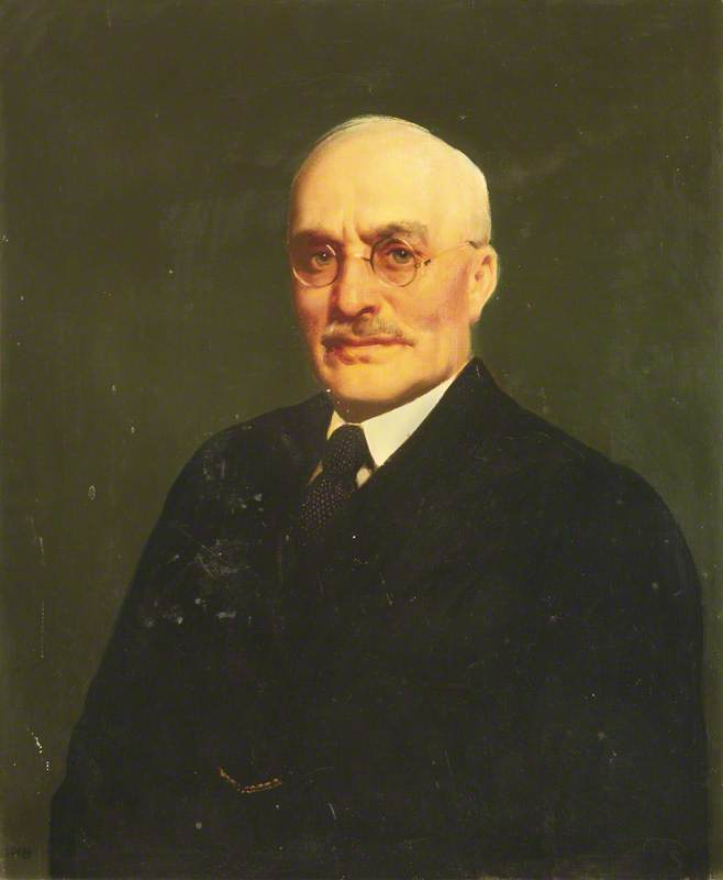 Wikioo.org - The Encyclopedia of Fine Arts - Painting, Artwork by Delmar Harmood Banner - Joseph J. W. Gynes, Steward of the Junior Common Room (1914–1931)