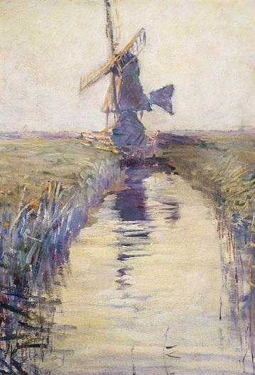 Wikioo.org - The Encyclopedia of Fine Arts - Painting, Artwork by Anna Huntington Stanley - Windmill, (painting)