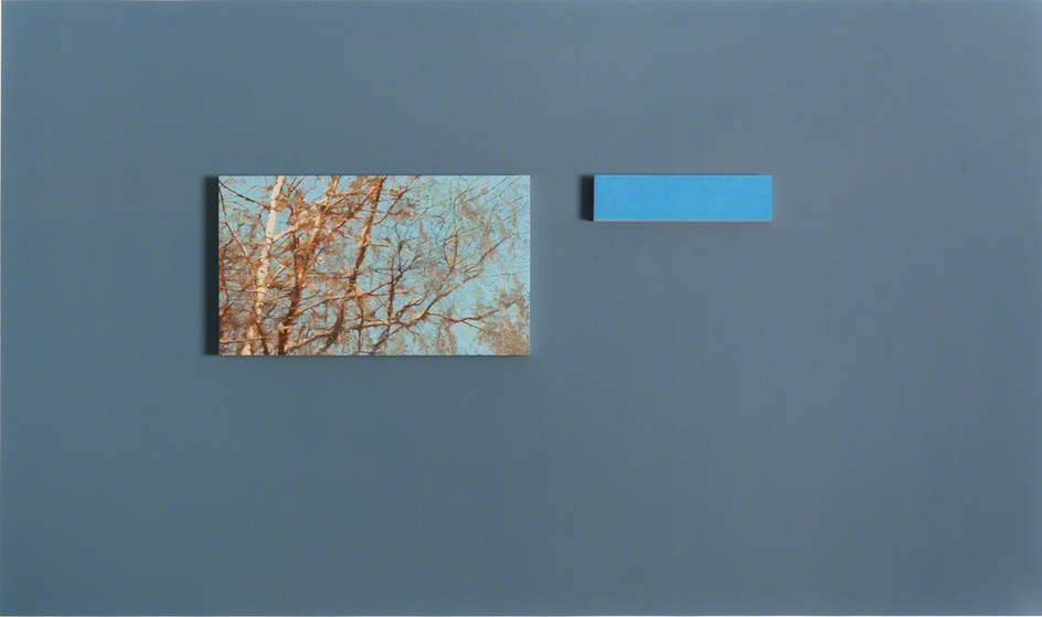 Wikioo.org - The Encyclopedia of Fine Arts - Painting, Artwork by Donald Urquhart - Six Landscapes (Blue) (left section)