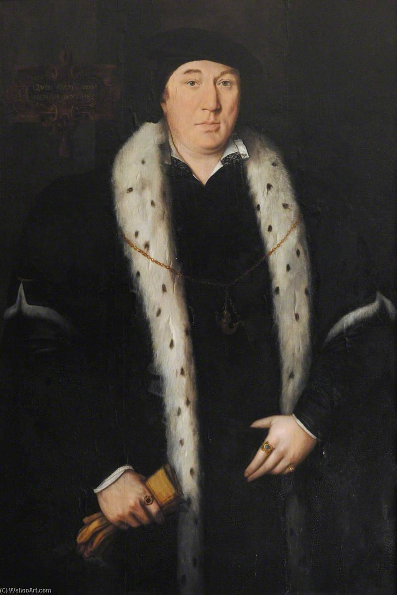 Wikioo.org - The Encyclopedia of Fine Arts - Painting, Artwork by Wilhelm Sonmans - Sir Thomas Pope (c.1507–1559), Founder of Trinity College, Oxford