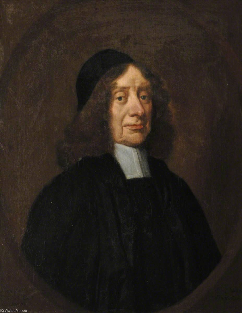 Wikioo.org - The Encyclopedia of Fine Arts - Painting, Artwork by Wilhelm Sonmans - Ralph Bathurst (1620–1704), President of Trinity College and Dean of Wells