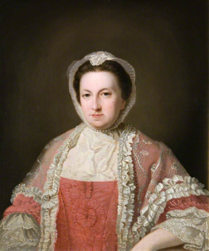 Wikioo.org - The Encyclopedia of Fine Arts - Painting, Artwork by David Allan - Lady Frances Erskine (1716–1776)