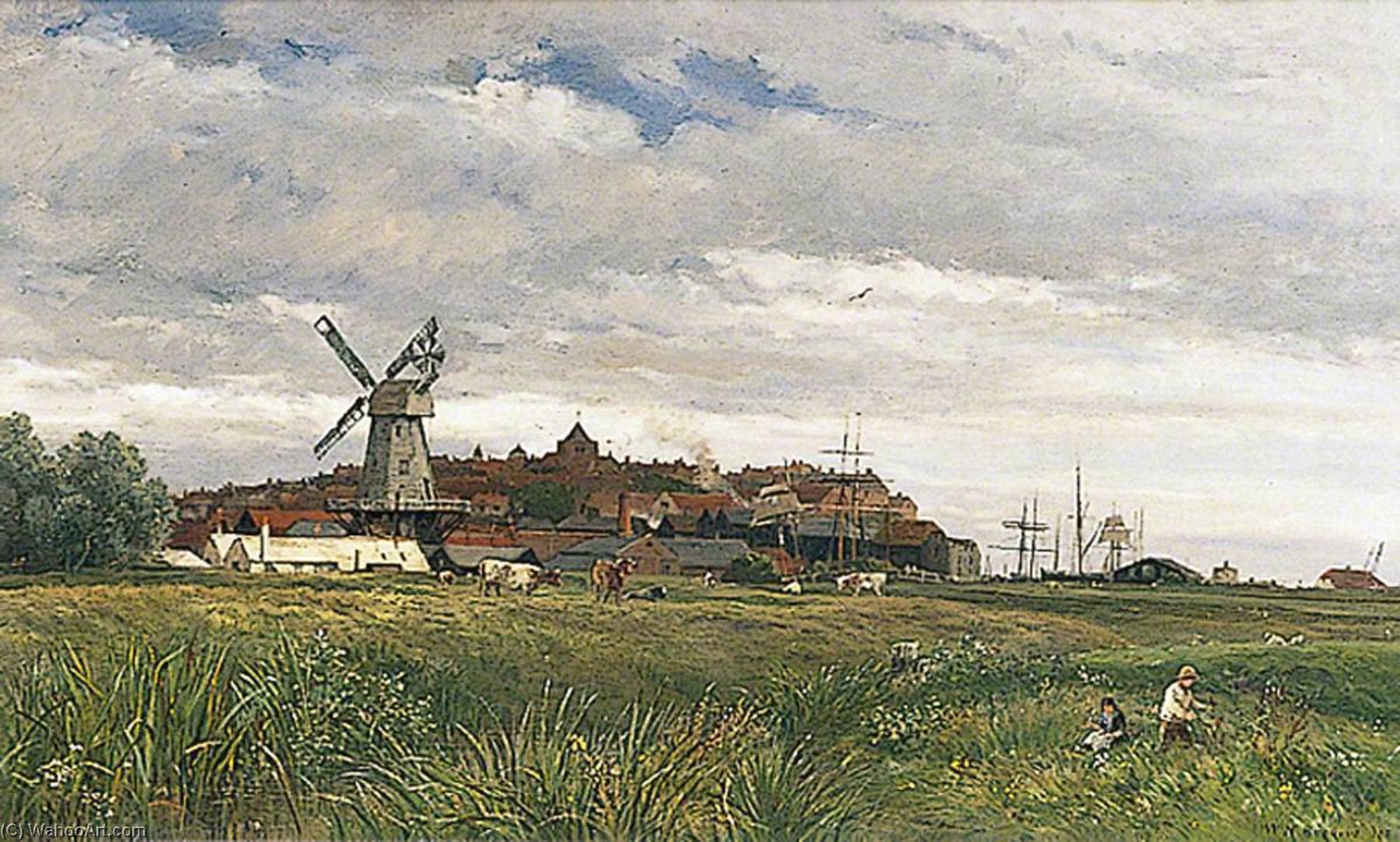 Wikioo.org - The Encyclopedia of Fine Arts - Painting, Artwork by William Henry Borrow - Rye, East Sussex