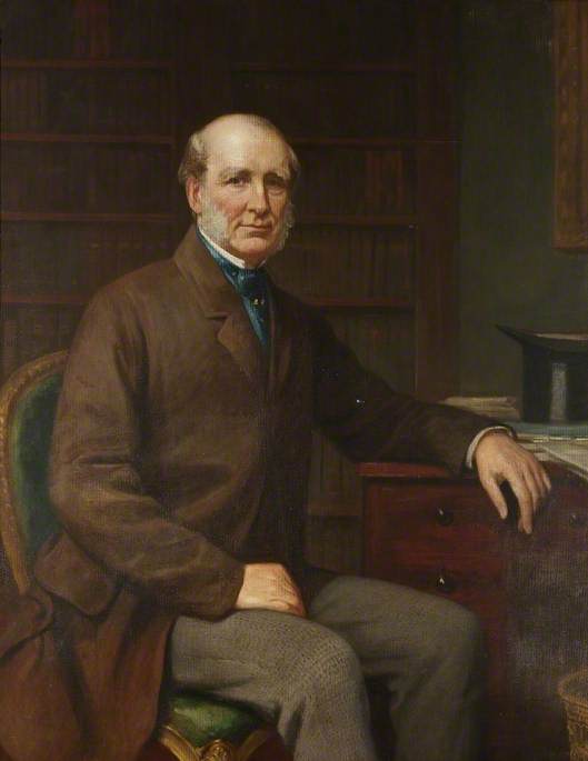 Wikioo.org - The Encyclopedia of Fine Arts - Painting, Artwork by Eden Upton Eddis - Rowland Hill (1800–1875), 2nd Viscount Hill