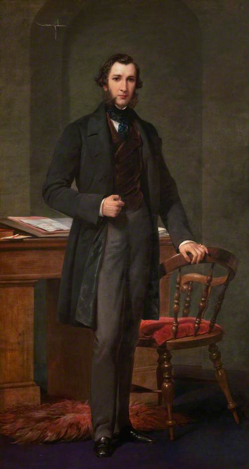 Wikioo.org - The Encyclopedia of Fine Arts - Painting, Artwork by Henry Wyndham Phillips - George, Lord Armitstead (1824–1915), MP for Dundee (1868–1873 1880–1885)