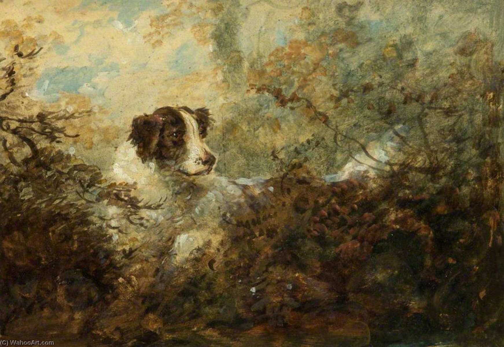 Wikioo.org - The Encyclopedia of Fine Arts - Painting, Artwork by Charles Henry Schwanfelder - Dog