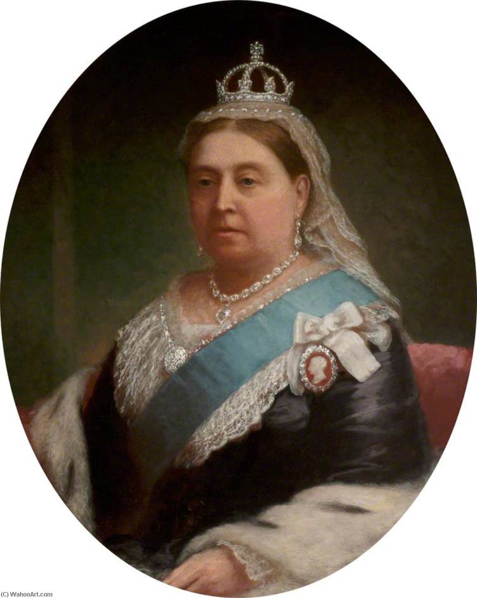Wikioo.org - The Encyclopedia of Fine Arts - Painting, Artwork by Richard Hooke - Queen Victoria (1819–1901)