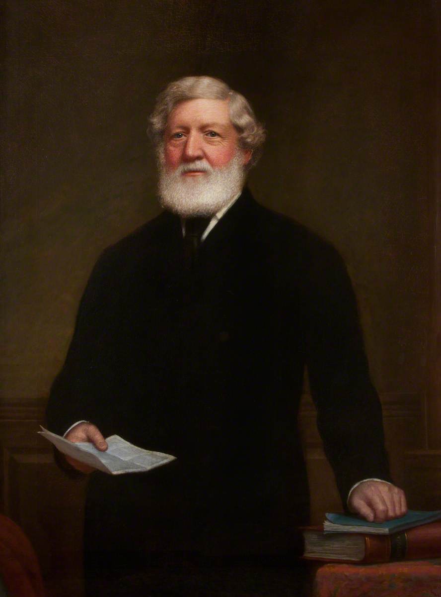Wikioo.org - The Encyclopedia of Fine Arts - Painting, Artwork by Richard Hooke - Sir David Taylor, JP, Mayor (1867, 1883 1884)