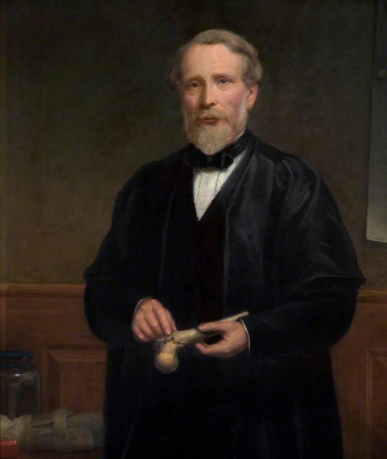 Wikioo.org - The Encyclopedia of Fine Arts - Painting, Artwork by Richard Hooke - Professor Alexander Gordon (1818–1887)