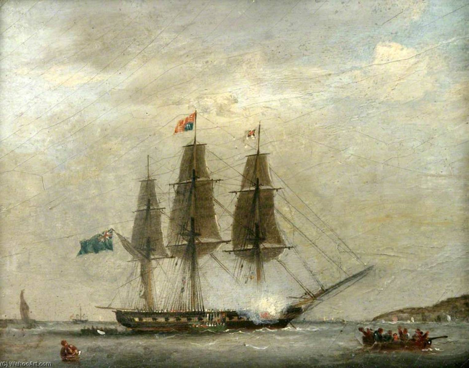 Wikioo.org - The Encyclopedia of Fine Arts - Painting, Artwork by Nicholas Matthew Condy - Maritime Scene