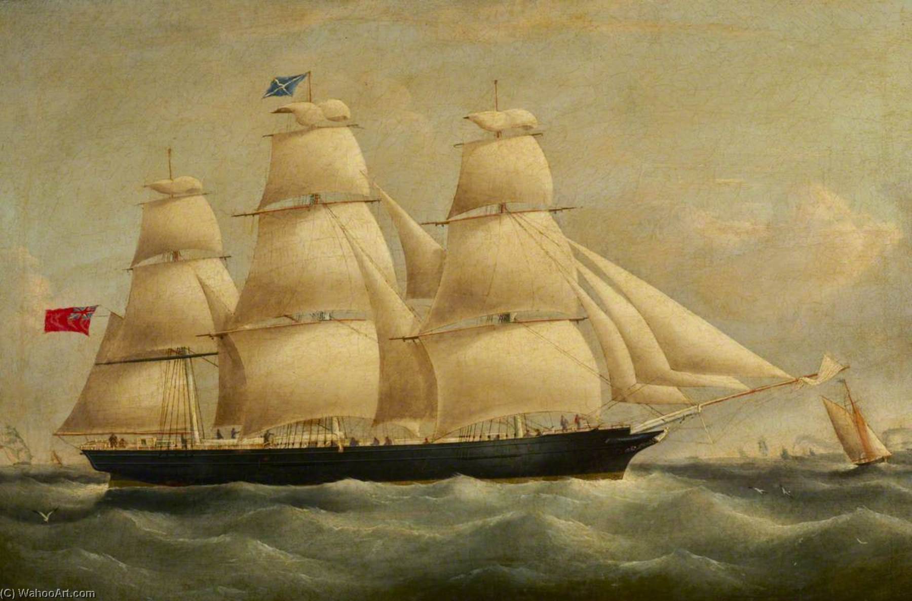 Wikioo.org - Bách khoa toàn thư về mỹ thuật - Vẽ tranh, Tác phẩm nghệ thuật Richard Ball Spencer - The Ship 'Eveline'
