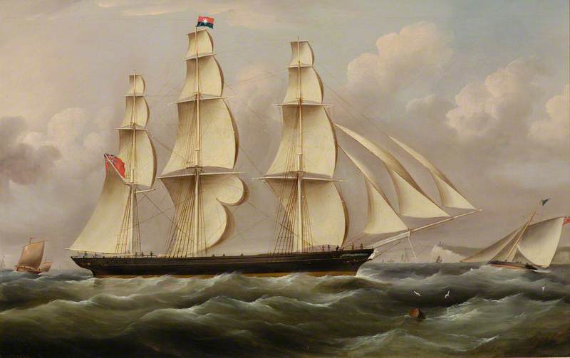 Wikioo.org - The Encyclopedia of Fine Arts - Painting, Artwork by Richard Ball Spencer - Ship 'Woolloomooloo'