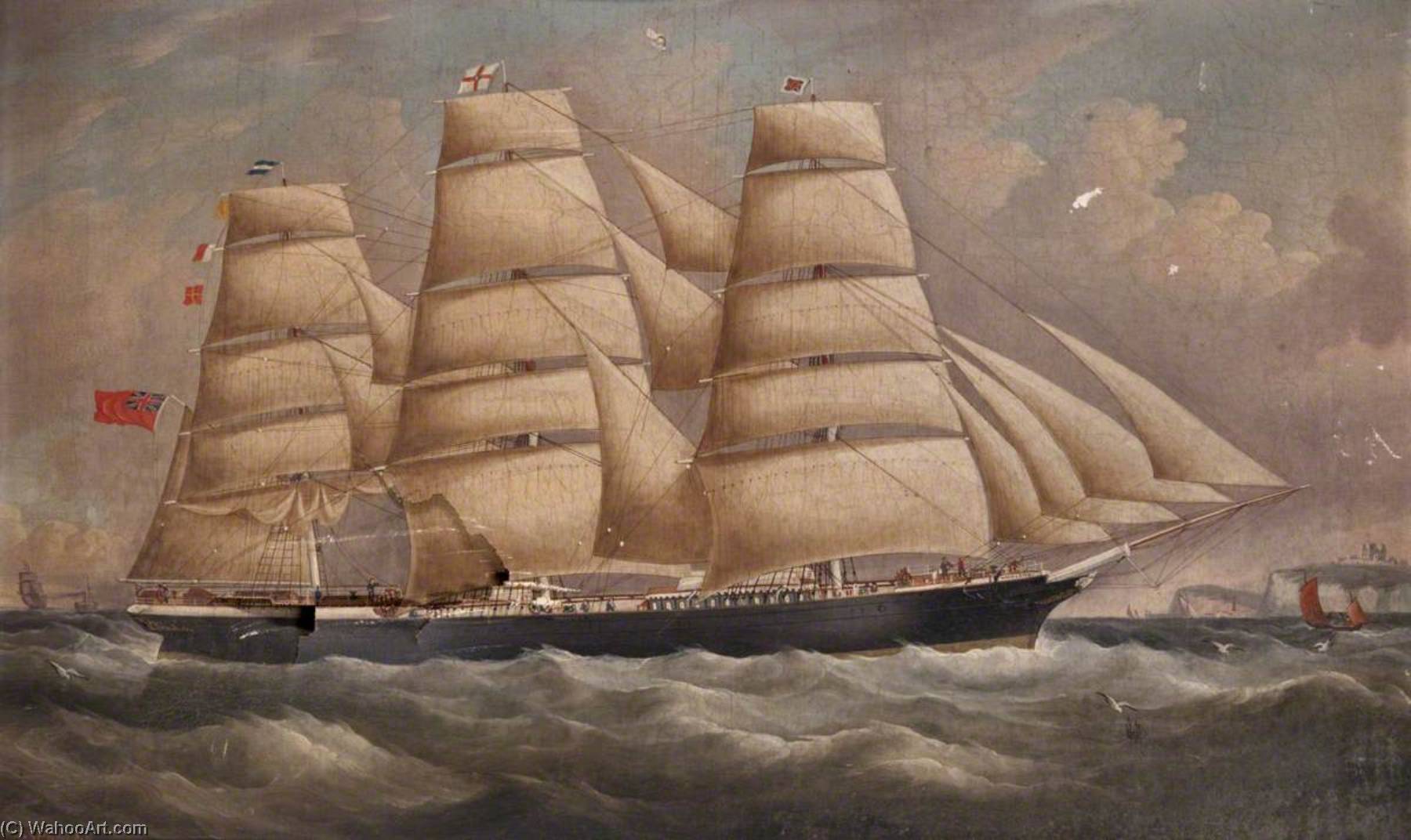 Wikioo.org - The Encyclopedia of Fine Arts - Painting, Artwork by Richard Ball Spencer - Ship 'Woodlark'