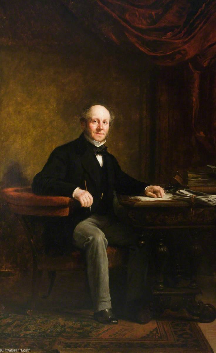 Wikioo.org - The Encyclopedia of Fine Arts - Painting, Artwork by John Maclaren Barclay - The Honourable Arthur Kinnaird, MP for Perthshire