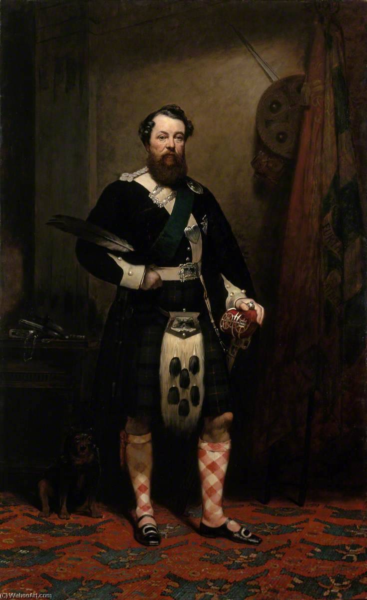 Wikioo.org - The Encyclopedia of Fine Arts - Painting, Artwork by John Maclaren Barclay - George Augustus Frederick Murray (1814–1864), 6th Duke of Atholl