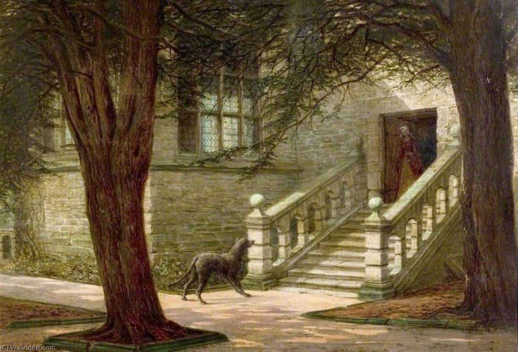 Wikioo.org - The Encyclopedia of Fine Arts - Painting, Artwork by William Harold Cubley - Dorothy Vernon's Doorway, Haddon Hall, Derbyshire
