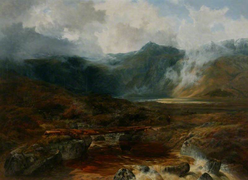 Wikioo.org - The Encyclopedia of Fine Arts - Painting, Artwork by John Wright Oakes - Glen Muick, Aberdeenshire