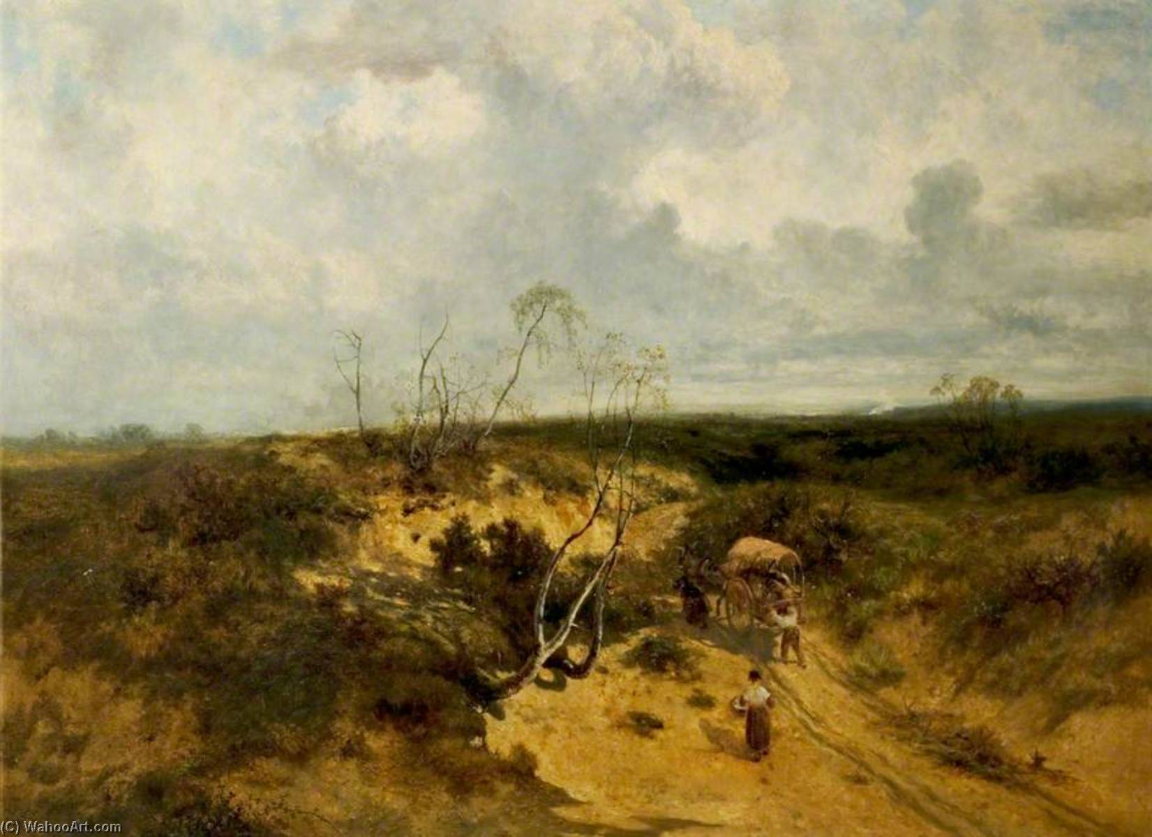 Wikioo.org - The Encyclopedia of Fine Arts - Painting, Artwork by John Wright Oakes - A Sandy Bit of Road