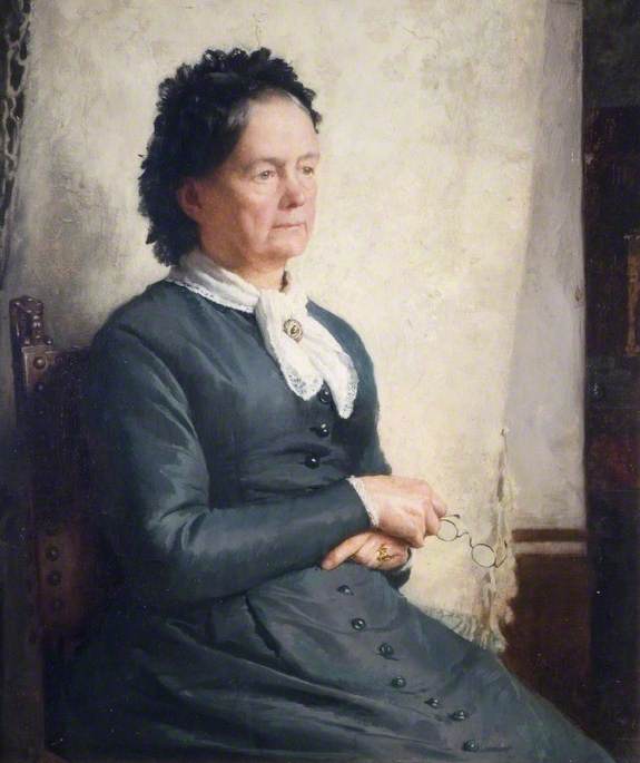 Wikioo.org - The Encyclopedia of Fine Arts - Painting, Artwork by Charles Gogin - Portrait of the Artist's Mother