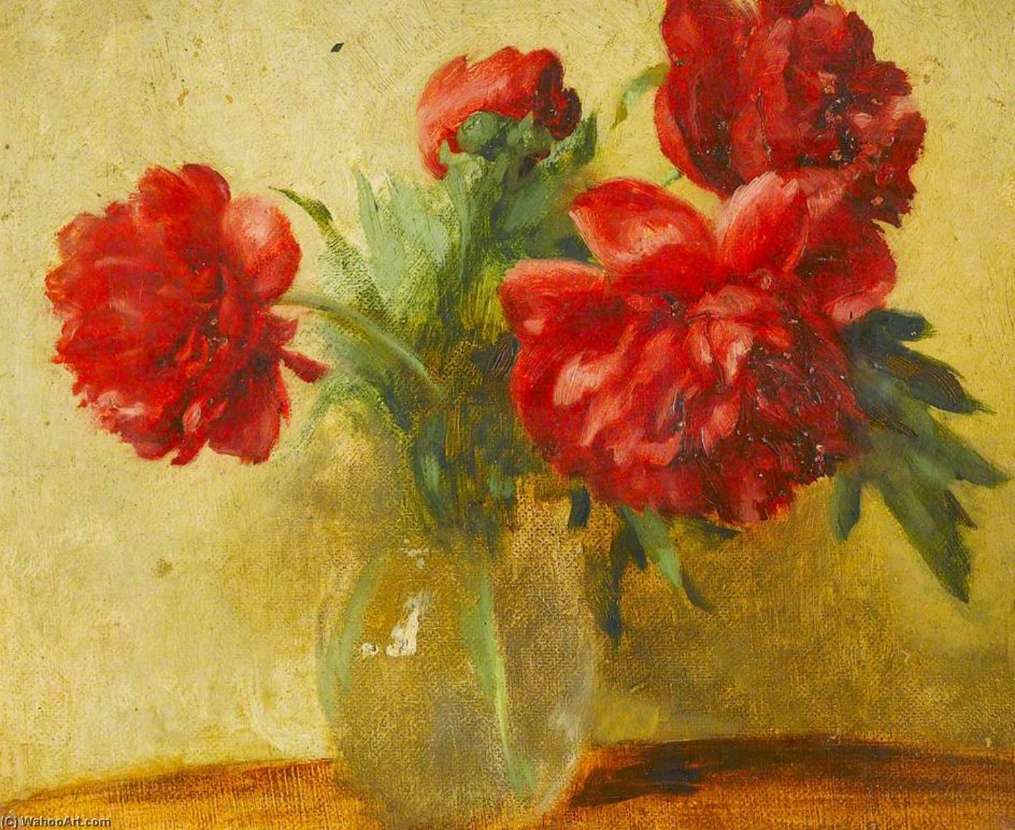 Wikioo.org - The Encyclopedia of Fine Arts - Painting, Artwork by Charles Gogin - Peonies