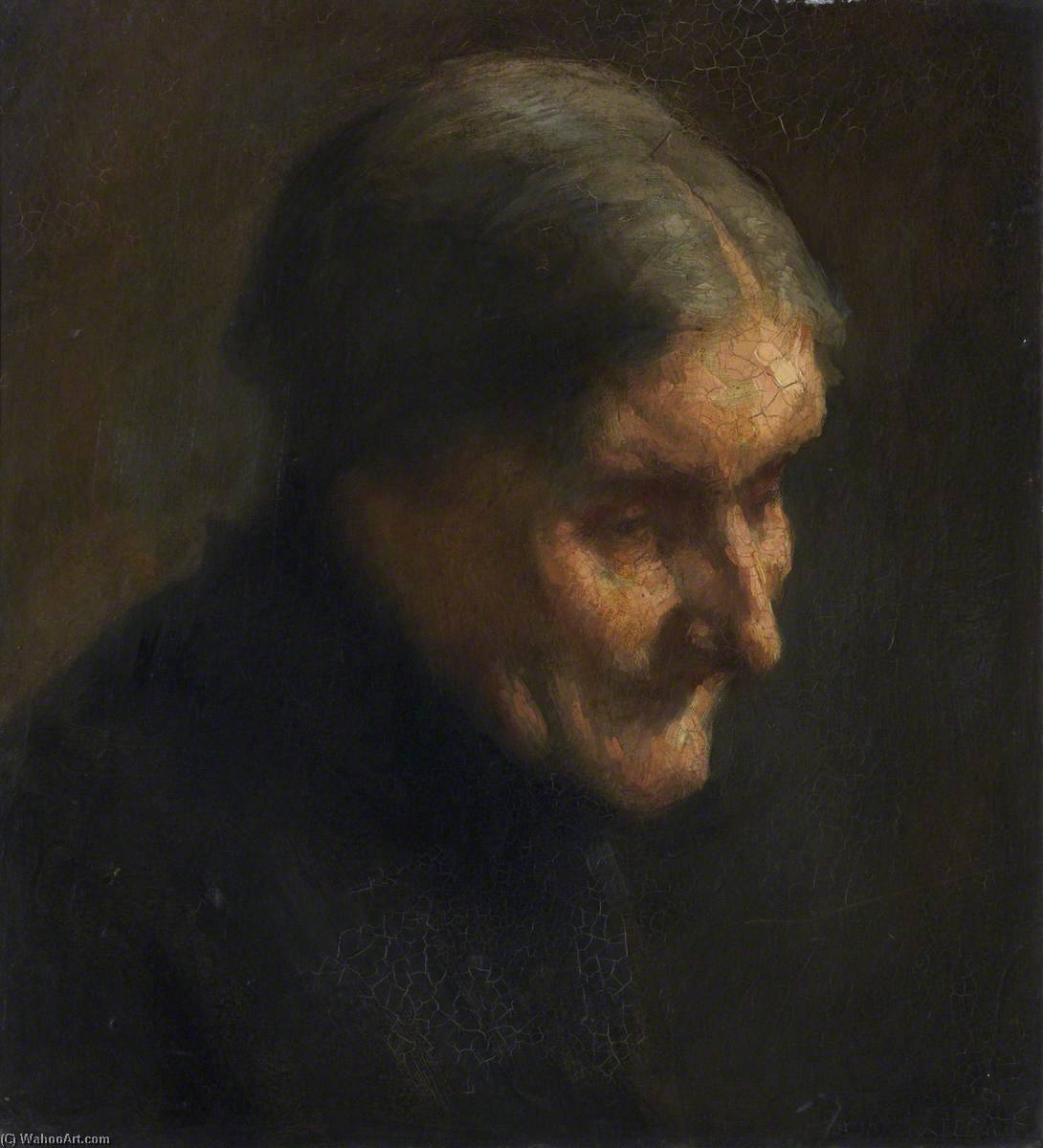 WikiOO.org - Enciclopedia of Fine Arts - Pictura, lucrări de artă Charles Gogin - A Poor Old Granny