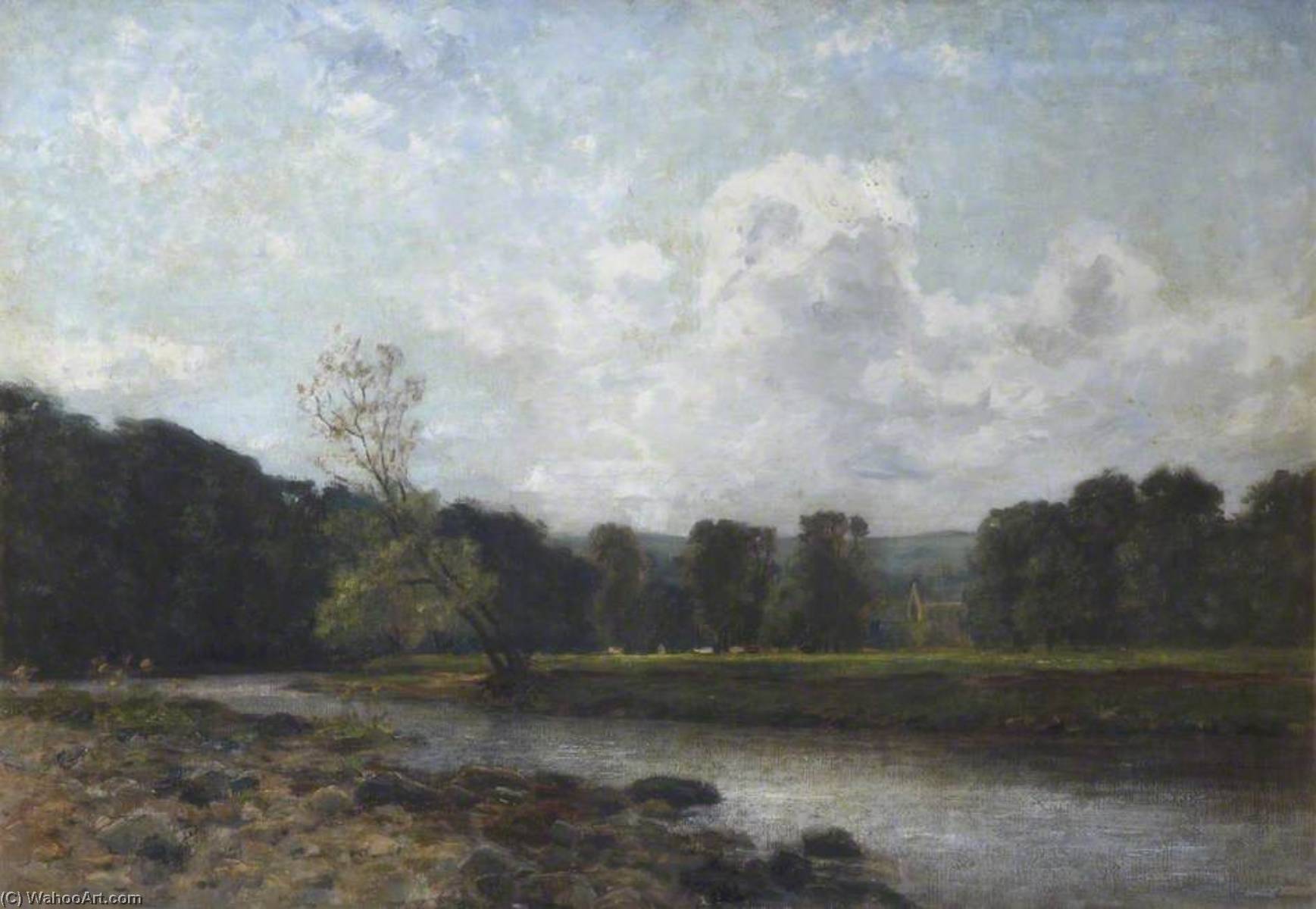 Wikioo.org - The Encyclopedia of Fine Arts - Painting, Artwork by John Leslie Thomson - Bolton Abbey