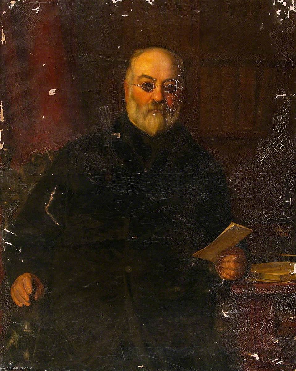 Wikioo.org - The Encyclopedia of Fine Arts - Painting, Artwork by William Robert Symonds - Edward Christian, Principal of Ipswich Working Men's Club