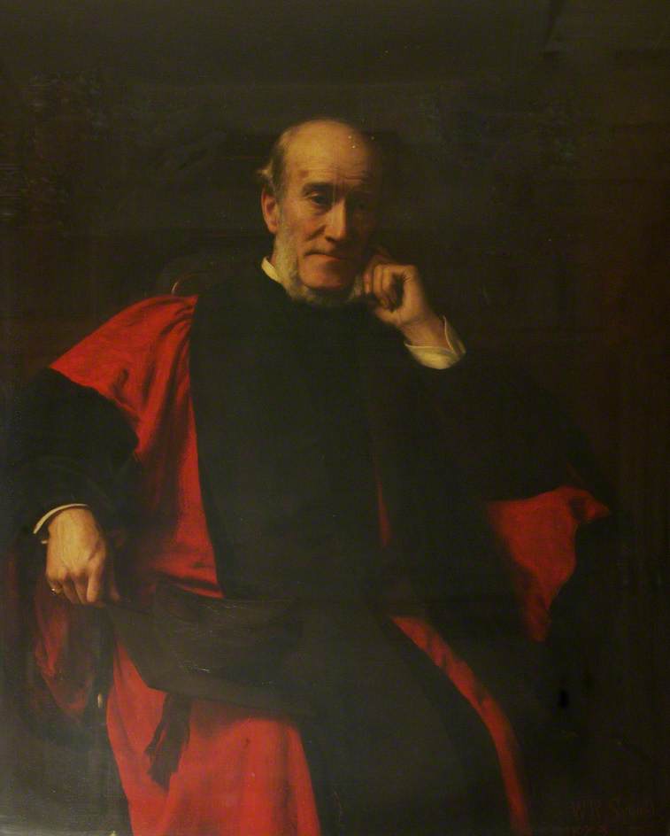 Wikioo.org - The Encyclopedia of Fine Arts - Painting, Artwork by William Robert Symonds - The Reverend D. P. Chase, DD, Principal of St Mary Hall, Oxford