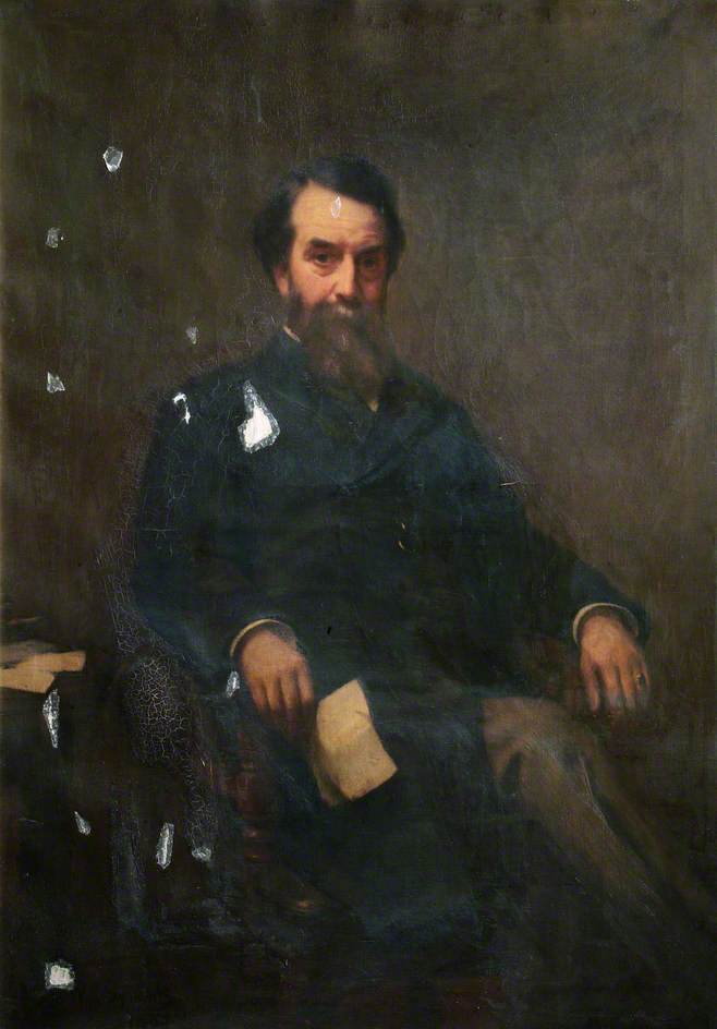 Wikioo.org - The Encyclopedia of Fine Arts - Painting, Artwork by William Robert Symonds - John Creemer Clarke (c.1822–1895)