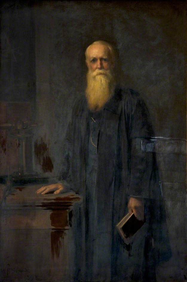 WikiOO.org - Encyclopedia of Fine Arts - Målning, konstverk William Robert Symonds - Professor Joseph David Everett (1831–1904)