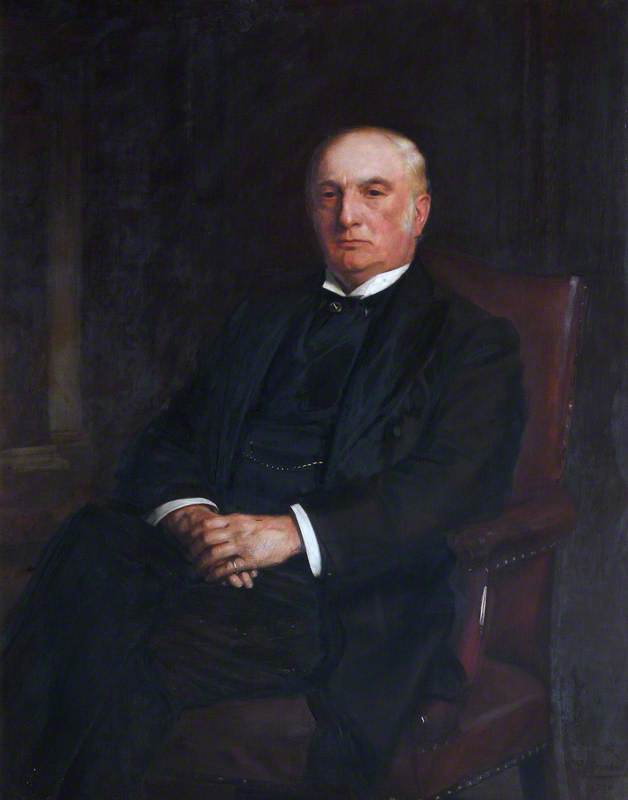 Wikioo.org - The Encyclopedia of Fine Arts - Painting, Artwork by William Robert Symonds - The Right Honourable Sir Charles Dalrymple (1839–1916), Bt