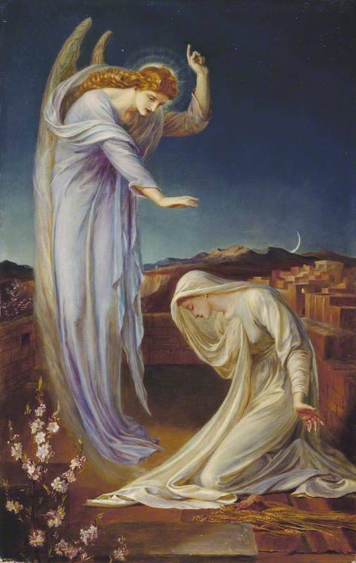 Wikioo.org - The Encyclopedia of Fine Arts - Painting, Artwork by Frederick James Shields - The Annunciation