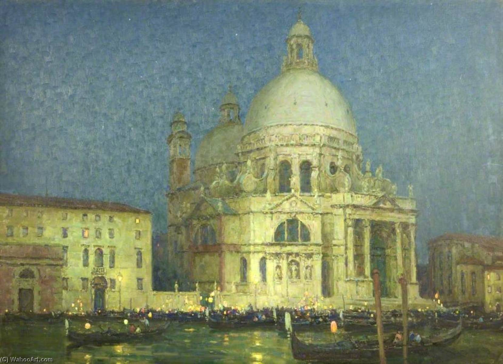 Wikioo.org - The Encyclopedia of Fine Arts - Painting, Artwork by Terrick John Williams - Festa notturna, Venice