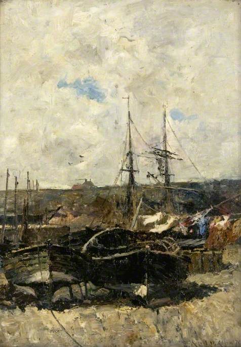 Wikioo.org - The Encyclopedia of Fine Arts - Painting, Artwork by Robert Weir Allan - Crail Harbour