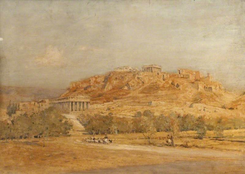 Wikioo.org - The Encyclopedia of Fine Arts - Painting, Artwork by Robert Weir Allan - Near Athens